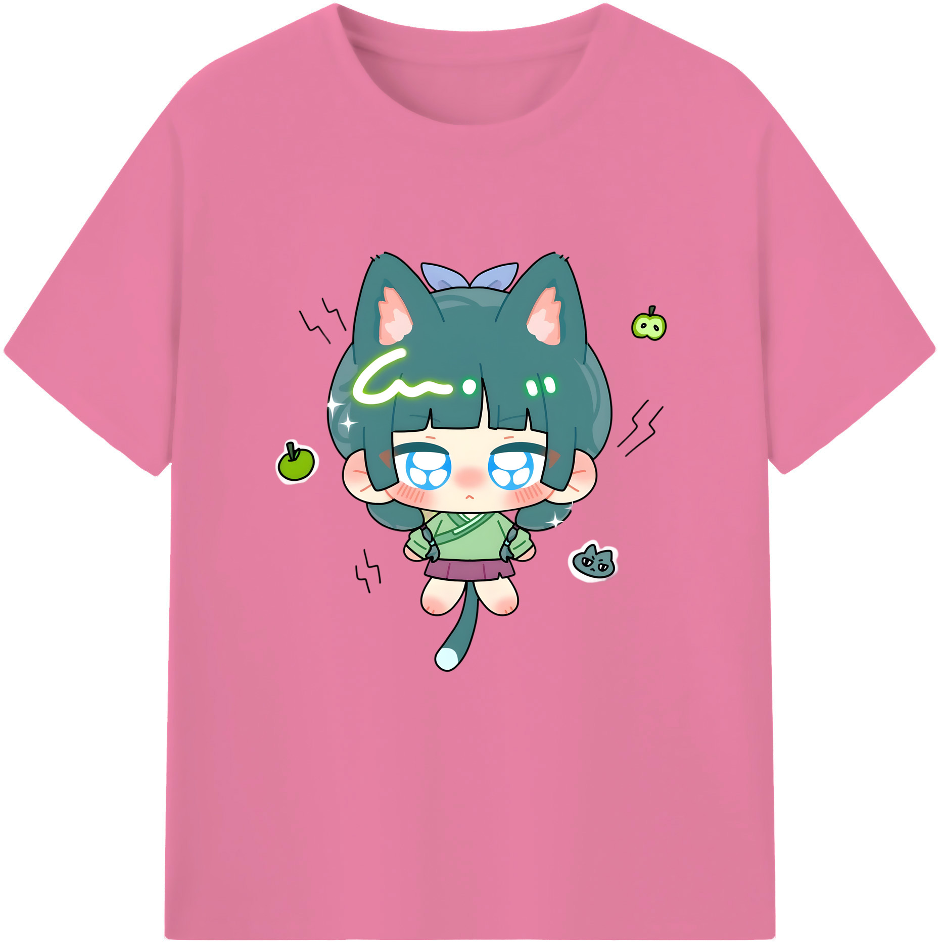 （画像用） 薬屋のひとりごと The Apothecary Diaries 綿100％半袖Tシャツ（フロントプリント）
